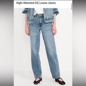 Old Navy Light Blue Straight Leg Jeans
